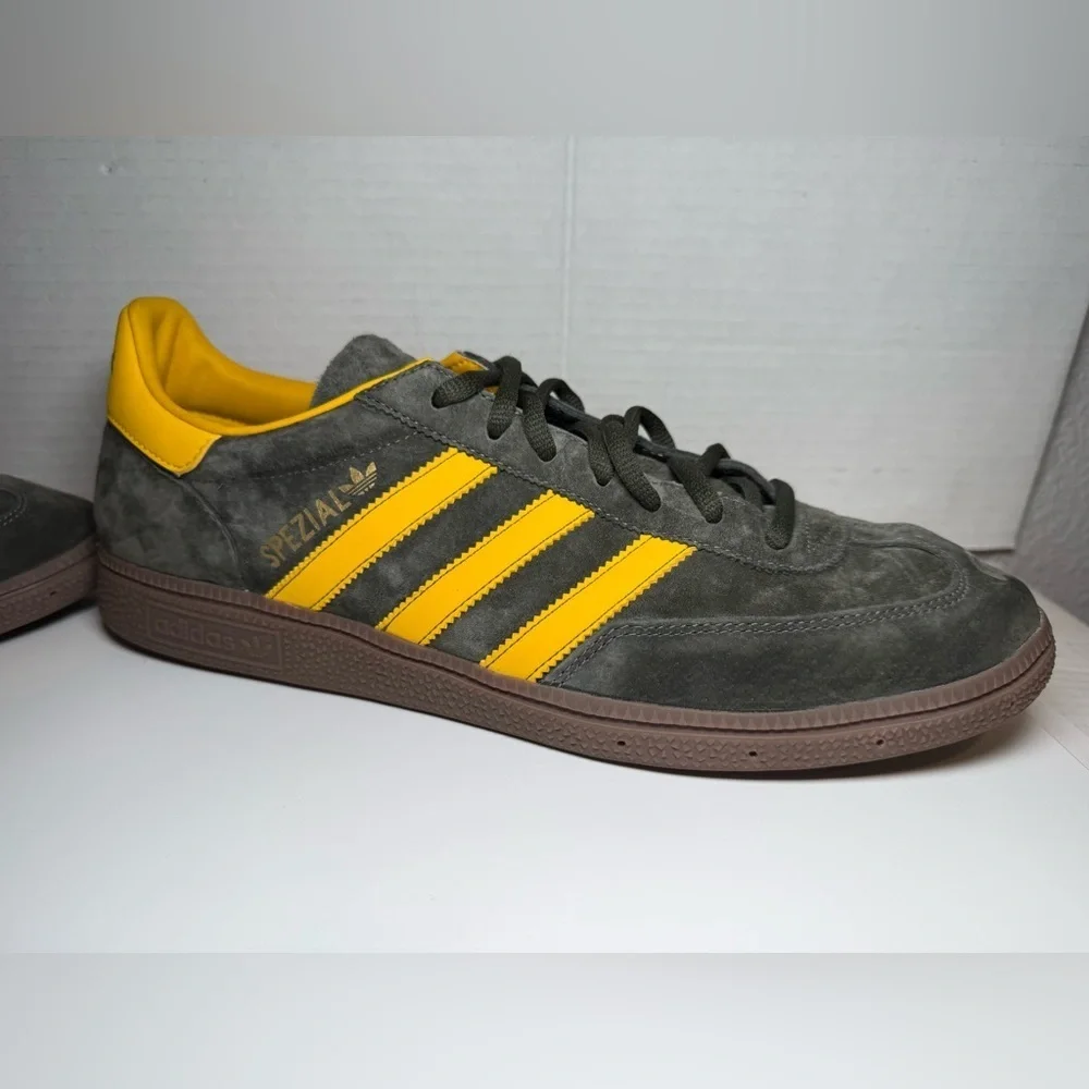 🔥RARE Adidas Handball Spezial Night Cargo Tribe Yellow Adidas - Picture 4 of 16